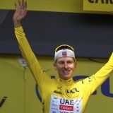 Tadej Pogacar va tenter de régler ses comptes avec le Ventoux mardi KEYSTONE/AP/Mosa'ab Elshamy